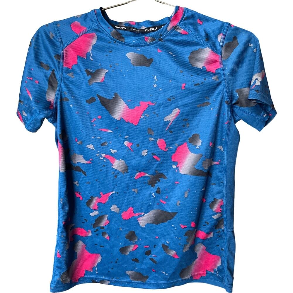RUSSEL Activewear T-shirt Dri Power Short Sleeves Boy Sz S Gently Used